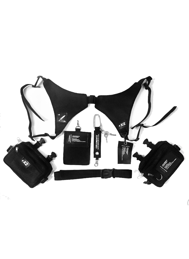 Utility collection (harness bag lanyard mini bag) #tech-wear #gothic-wear #cyberpunk